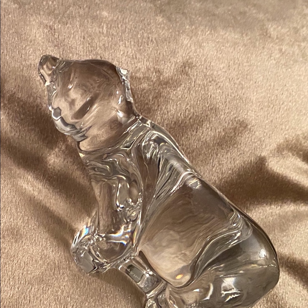 Crystal bear figurine from Villeroy and Boch